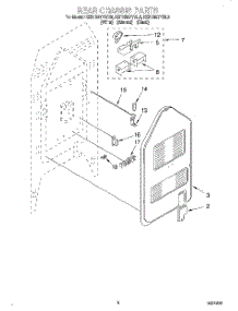 06 - Rear Chassis, Lit / Optional parts for Kitchenaid Range KERH507YWH5 from AppliancePartsPros.com