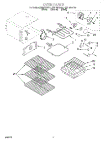 05 - Oven parts for Kitchenaid Range KERH507YAL4 from AppliancePartsPros.com