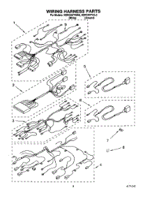 06 - Wiring Harness parts for Kitchenaid Range KERC507YWH0 from AppliancePartsPros.com