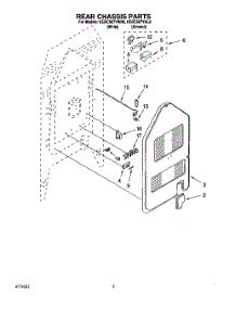 07 - Rear Chassis, Optional parts for Kitchenaid Range KERC507YWH0 from AppliancePartsPros.com