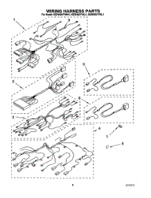 06 - Wiring Harness parts for Kitchenaid Range KERH507YAL1 from AppliancePartsPros.com