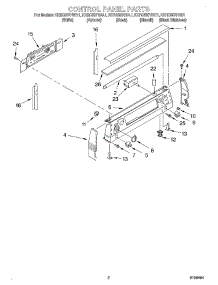 02 - Control Panel parts for Kitchenaid Range KERC507HAL1 from AppliancePartsPros.com
