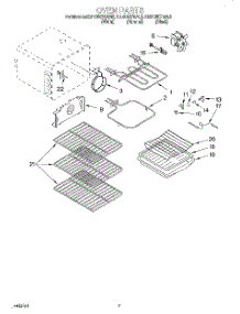 05 - Oven parts for Kitchenaid Range KERC507EBL3 from AppliancePartsPros.com