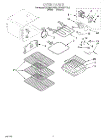 05 - Oven parts for Kitchenaid Range KERC507YWH4 from AppliancePartsPros.com