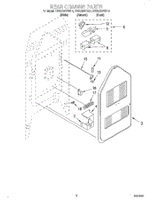 06 - Rear Chassis, Lit / Optional parts for Kitchenaid Range KERC507EBL2 from AppliancePartsPros.com
