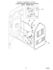 06 - Rear Chassis, Lit / Optional parts for Kitchenaid Range KERC507EAL1 from AppliancePartsPros.com