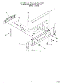 02 - Control Panel parts for Kitchenaid Range KERC507YWH5 from AppliancePartsPros.com