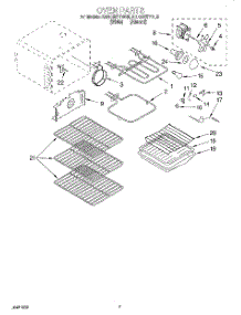 05 - Oven parts for Kitchenaid Range KERC507YAL5 from AppliancePartsPros.com