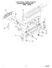 02 - Control Panel parts for Kitchenaid Range KERC507YAL2 from AppliancePartsPros.com