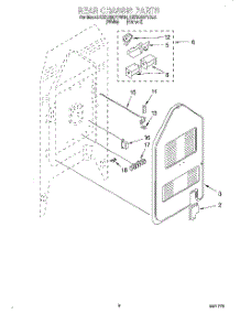 06 - Rear Chassis, Lit / Optional parts for Kitchenaid Range KERC507YAL4 from AppliancePartsPros.com