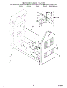 06 - Rear Chassis parts for Kitchenaid Range KERC507HBS1 from AppliancePartsPros.com