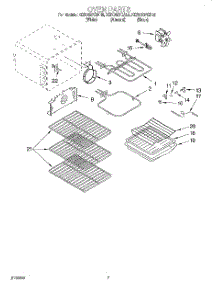 05 - Oven parts for Kitchenaid Range KERC507EAL5 from AppliancePartsPros.com