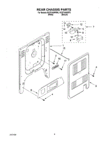 07 - Rear Chassis, Optional parts for Kitchenaid Range KGST300HWH5 from AppliancePartsPros.com