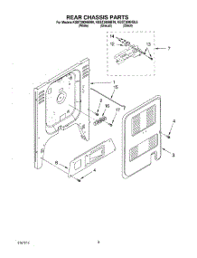 07 - Rear Chassis, Optional parts for Kitchenaid Range KGST300HBL6 from AppliancePartsPros.com