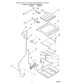 04 - Broiler And Oven Burner parts for Kitchenaid Range KGST300HWH3 from AppliancePartsPros.com