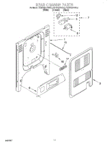 08 - Rear Chassis, Lit / Optional parts for Kitchenaid Range KGRT507BBL3 from AppliancePartsPros.com