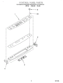 03 - Control Panel parts for Kitchenaid Range KGRT507FWH0 from AppliancePartsPros.com