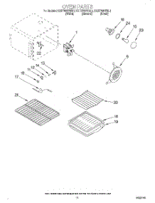 07 - Oven parts for Kitchenaid Range KGRT507FBL1 from AppliancePartsPros.com
