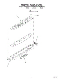 03 - Control Panel parts for Kitchenaid Range KGRT507BAL3 from AppliancePartsPros.com