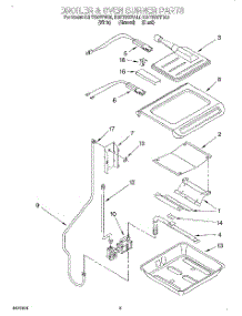 06 - Broiler And Oven Burner parts for Kitchenaid Range KGRT507FAL0 from AppliancePartsPros.com
