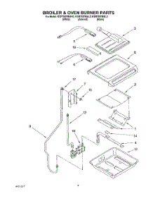 06 - Broiler And Oven Burner parts for Kitchenaid Range KGRT507BAL3 from AppliancePartsPros.com