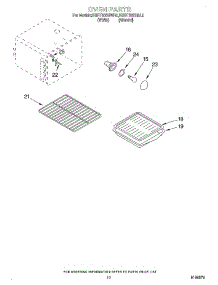 07 - Oven parts for Kitchenaid Range KGRT600HWH4 from AppliancePartsPros.com