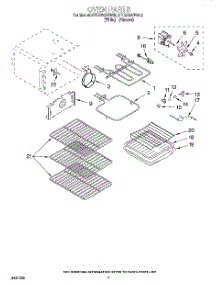 05 - Oven parts for Kitchenaid Range KERC607EAL0 from AppliancePartsPros.com