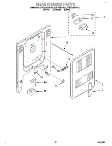 06 - Rear Chassis, Lit / Optional parts for Kitchenaid Range KESC300BAL3 from AppliancePartsPros.com
