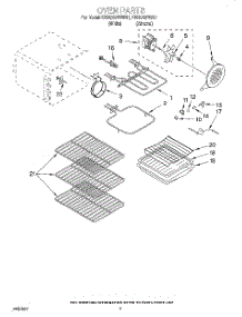 05 - Oven parts for Kitchenaid Range KERC607EAL1 from AppliancePartsPros.com