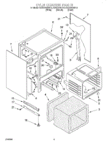 04 - Oven Chassis parts for Kitchenaid Range KESC300HBL0 from AppliancePartsPros.com