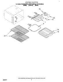05 - Oven parts for Kitchenaid Range KESC300BAL2 from AppliancePartsPros.com