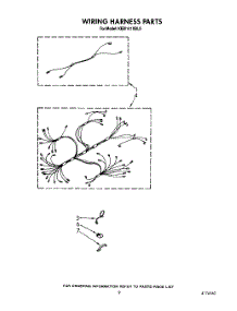07 - Wiring Harness parts for Kitchenaid Oven KEBI141XBL0 from AppliancePartsPros.com