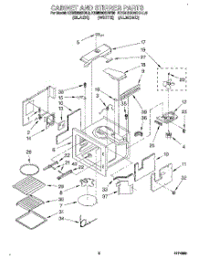 03 - Cabinet And Stirrer, Optional parts for Kitchenaid Oven KEMS306XWH6 from AppliancePartsPros.com
