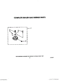 04 - Complete Sealed Gas Burner parts for Kitchenaid Cooktop KGCT365XBL0 from AppliancePartsPros.com