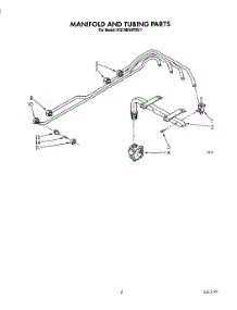 05 - Manifold And Tubing parts for Kitchenaid Cooktop KGCM860TBC1 from AppliancePartsPros.com