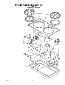 08 - Optional Burner Module parts for Kitchenaid Cooktop KGCM860TBC1 from AppliancePartsPros.com