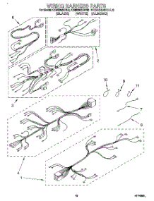 09 - Wiring Harness parts for Kitchenaid Oven KEMS306XWH6 from AppliancePartsPros.com