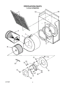 03 - Ventilation parts for Kitchenaid Cooktop KGCM860TBC0 from AppliancePartsPros.com