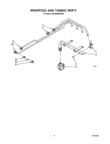 06 - Manifold And Tubing parts for Kitchenaid Cooktop KGCM860TBC0 from AppliancePartsPros.com