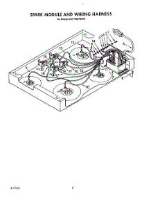 05 - Spark Module And Wiring Harness parts for Kitchenaid Cooktop KGCT305TWH0 from AppliancePartsPros.com
