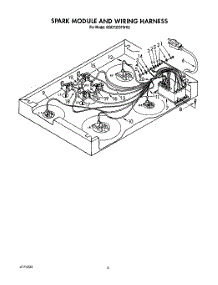 05 - Spark Module And Wiring Harness parts for Kitchenaid Cooktop KGCT305TWH2 from AppliancePartsPros.com
