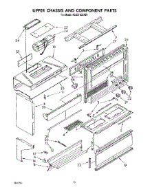 06 - Upper Chassis And Component parts for Kitchenaid Range KEES705SAB1 from AppliancePartsPros.com
