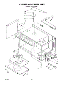 08 - Cabinet And Stirrer parts for Kitchenaid Range KEES705SAB1 from AppliancePartsPros.com
