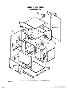 03 - Upper Oven parts for Kitchenaid Oven KEBS277WWH1 from AppliancePartsPros.com