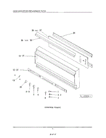 03 - Control Frame parts for Kitchenaid Oven KEDO245SS from AppliancePartsPros.com