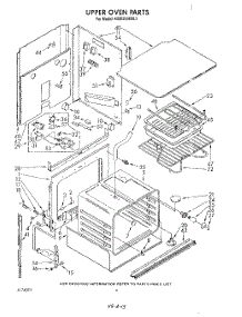 03 - Upper Oven parts for Kitchenaid Oven KEBI200VBL2 from AppliancePartsPros.com