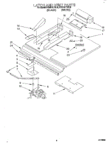 03 - Latch And Vent parts for Kitchenaid Oven KEBI141YWH3 from AppliancePartsPros.com