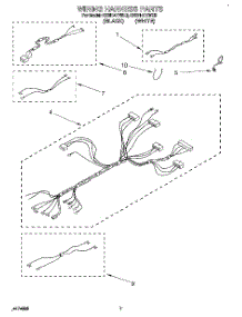06 - Wiring Harness parts for Kitchenaid Oven KEBI141YWH3 from AppliancePartsPros.com