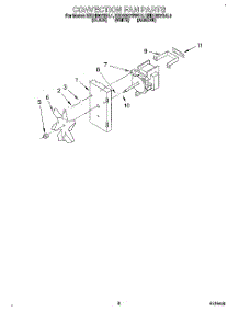 06 - Convection Fan parts for Kitchenaid Range KEDH207BBL1 from AppliancePartsPros.com