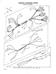 05 - Wiring Harness , Literature And Optional parts for Kitchenaid Range KEDT105SBL1 from AppliancePartsPros.com